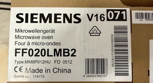 Siemens iq300 ff020lmb2 - siemens,