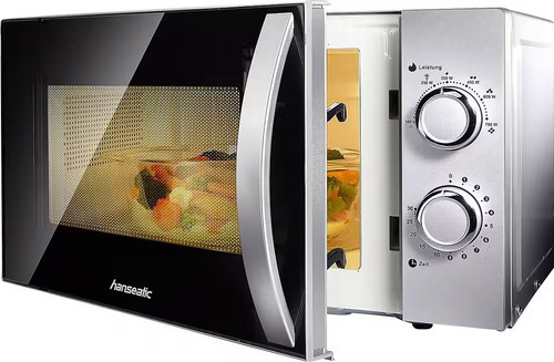 Mikrowelle silber 20l 700w - mikrowelle,