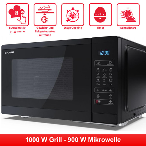 Sharp mikrowelle mit grill - mit,